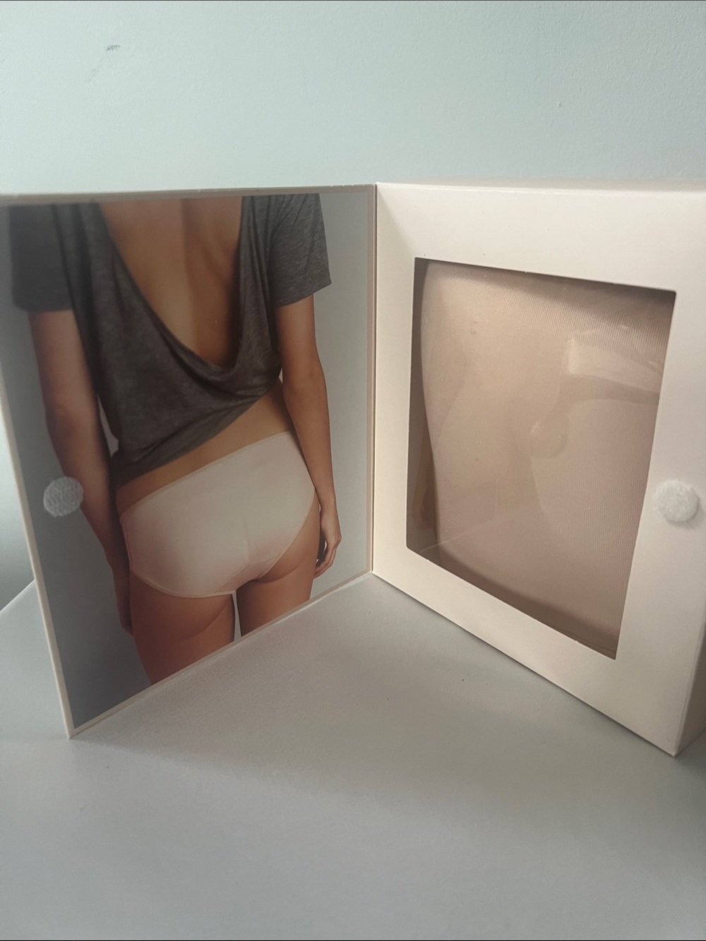 Padded Buty Hipster Panty - Nude